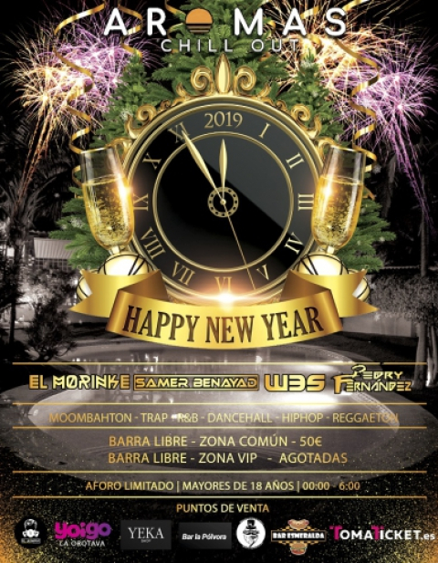 HAPPY NEW YEAR - Aromas Chill Out