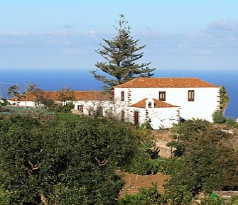 Vista de la casa