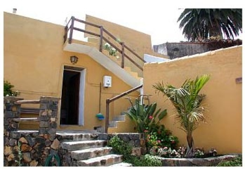 Vista de la casa