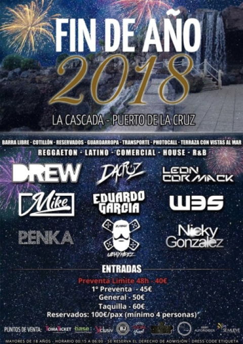 Fin de año 2018 - Puerto de la Cruz