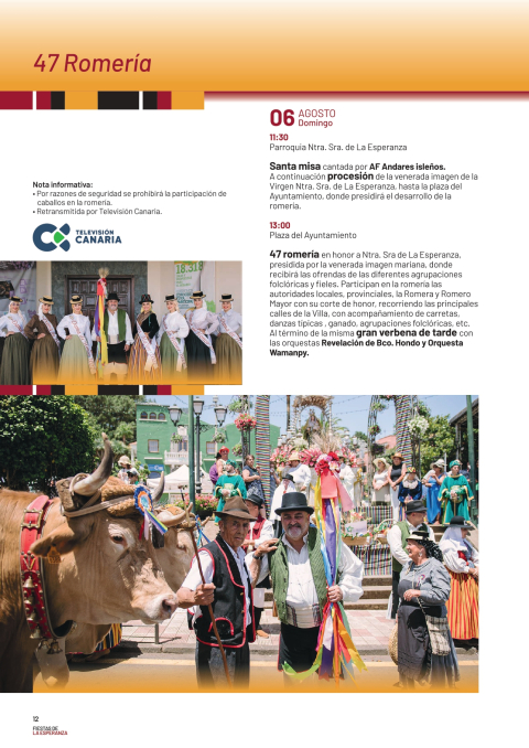 Fiestas y Romería de La Esperanza