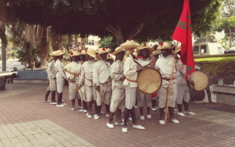 Traditioneller Karnevalsbrauch (Matar la culebra)