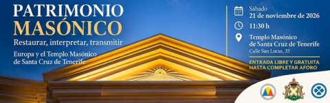 Templo Masónico: jornada cultural
