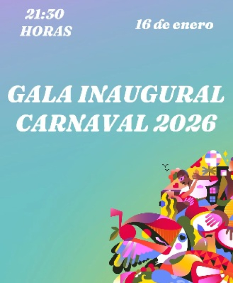 Gala inaugural del Carnaval 2026