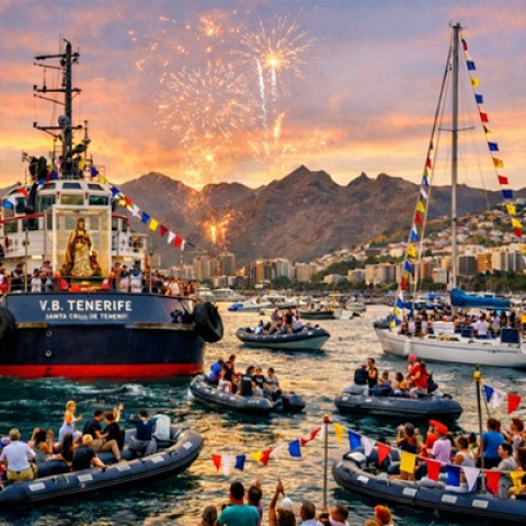 Procesión marítima de la Virgen del Carmen