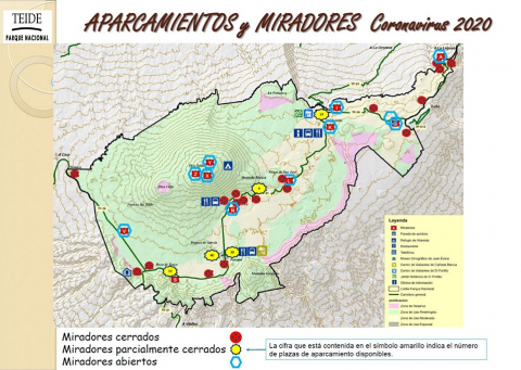 PN del Teide: limitación de visitantes